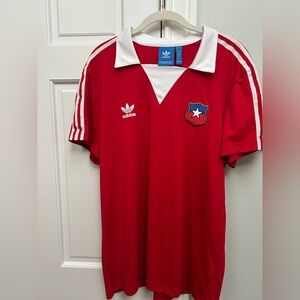 Chile Soccer Football Team Polo, Size Large. Authentic